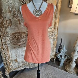 George Vibrant Orange Tank Top